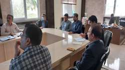 بررسی قطعی آب شرب زاهدان با حضور بازرس‌کل استان سیستان و بلوچستان در مرکز آبفا