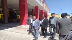 بازدید سرزده بازرس کل استان سیستان و بلوچستان از اداره کل فرودگاه‌ها و راه‌آهن استان