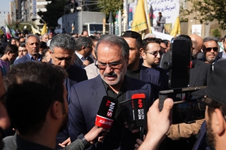 رئیس سازمان بازرسی کل کشور در راهپیمایی باشکوه یوم الله 13 آبان 